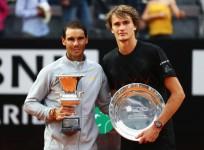 Rafael Nadal and Alexander Zverev