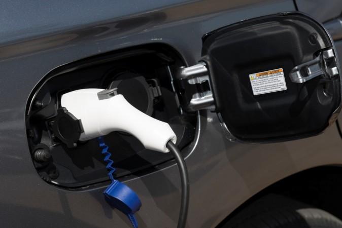 Mitsubishi Outlander PHEV's charging plug Mitsubishi Outlander PHEV