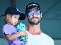 Chris Hemsworth and daughter India Rose Hemsworth