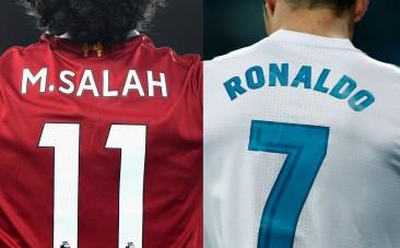 Cristiano Ronaldo and Mo Salah