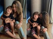 Abram Khan, Gauri Khan, SRK