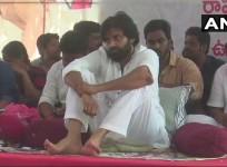 Pawan Kalyan's hunger strike at Srikakulam