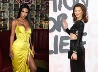 Kim Kardashian, Bella Hadid