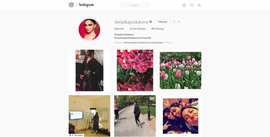 Deepika Padukone Instagram