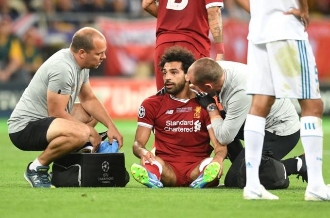 Salah had to be taken off in the CL final. Mohamed Salah