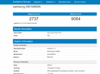 Samsung, Galaxy Note9, Geekbench