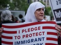 Immigration rally in Manhattan