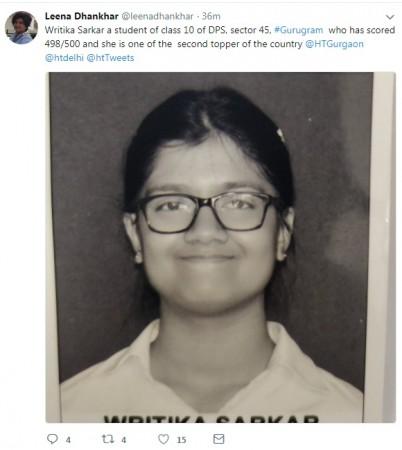 Prakhar Mittal, a student of DPS sector 45, who tops the 2018 CBSE Class 10 exam Prakhar Mittal, a student of DPS sector 45, who tops the 2018 CBSE Class 10 exam
