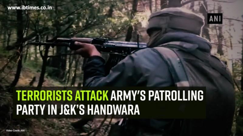 Terrorists attack army's patrolling party in J&K’s Handwara