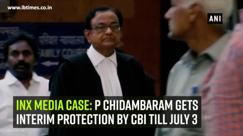 INX Media Case: P Chidambaram gets interim protection by CBI till July 3