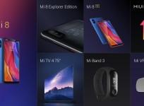 Xiaomi Mi 8 alongside all the products launched on May 31