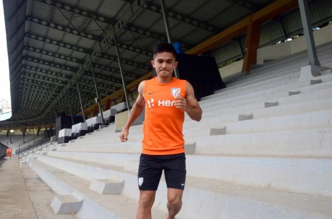 File photo of Indian football team captain Sunil Chhetri Sunil Chhetri