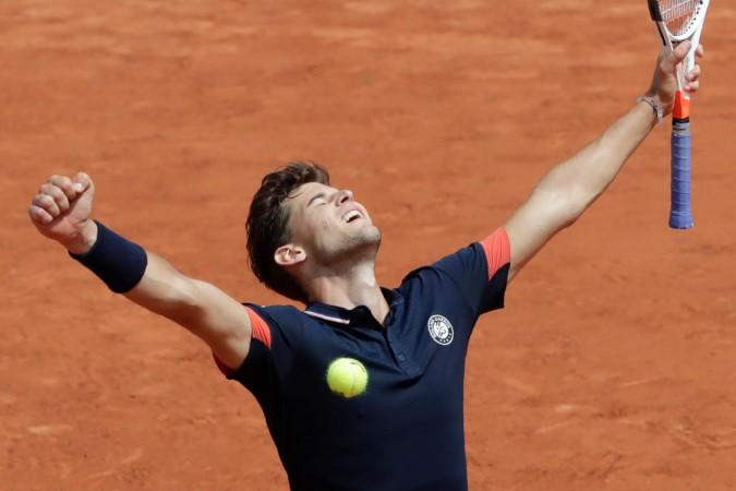 Thiem ousted Kei Nishikori in his fourth-round match on Sunday. Dominic Thiem