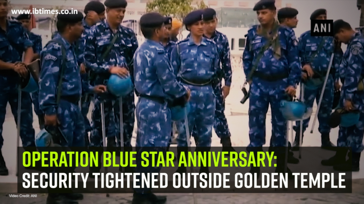 Operation Blue Star anniversary: Security tightened outside Golden Temple