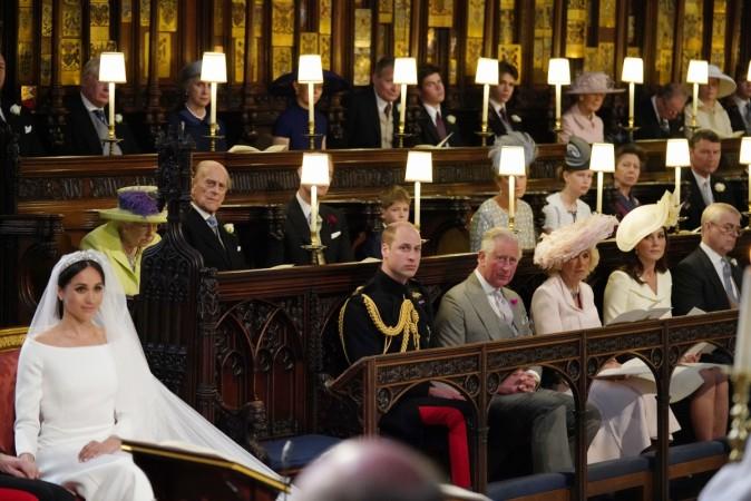Queen Elizabeth at Prince Harry and Meghan Markle's wedding. Meghan Markle Queen Elizabeth