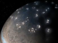 Jupiter lightning