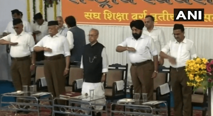 Pranab Mukherjee is all set to deliver his speech. pranab
