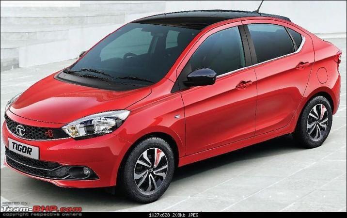 Tata Tigor Buzz edition get sporty addition such as black roof, blacked-out B-pillar, black ORVMs and others Tata Tigor Buzz edition