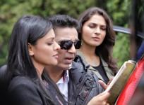 Pooja Kumar, Kamal Haasan and Andrea in Vishwaroopam 2