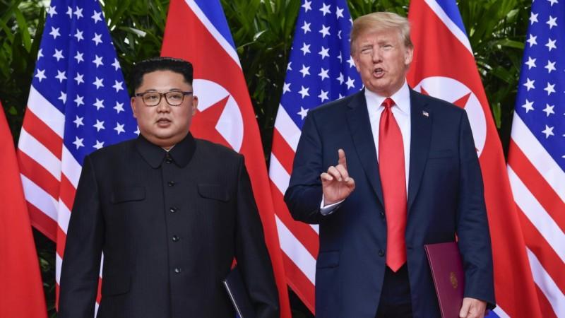 Donald Trump Asks Reporters To Him And Kim Jong Un Look Handsome And Thin