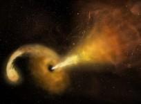Black hole eats star