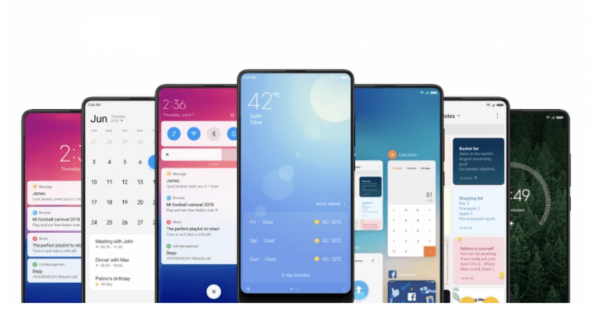 Miui 11 стоковые обои