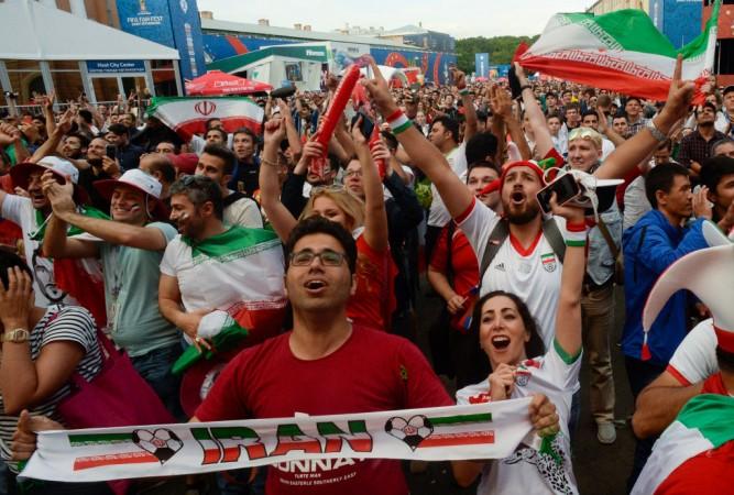 Iran football fans flooded the streets of St. Petersburg for their national team's tournament opener on June 15. Iran football fans