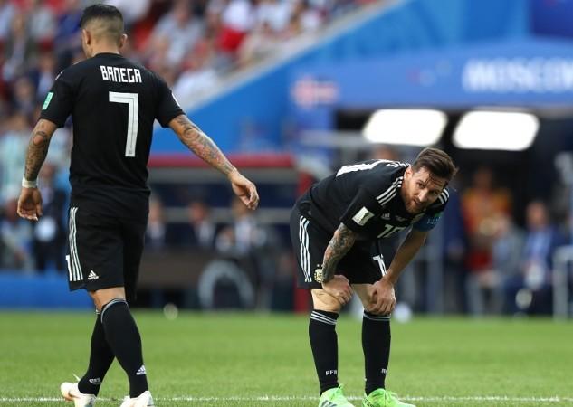 Lionel Messi and Argentina went through another frustrating outing Ever Banega Lionel Messi Argentina