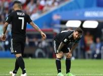 Ever Banega Lionel Messi Argentina