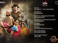 Baahubali 2 Filmfare awards list