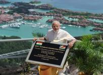Narendra Modi In Seychelles during his visit to country in 2015