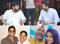 Ram Charan, Allu Arjun and Rakul Preet with their fathers