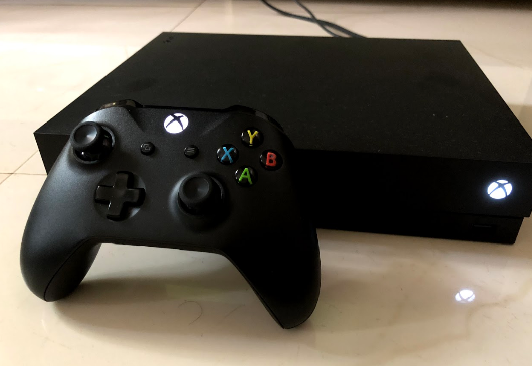microsoft xbox one x gaming console