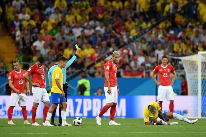 Valon Behrami Switzerland Coutinho Neymar Brazil