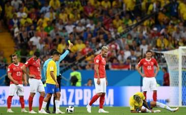 Valon Behrami Switzerland Coutinho Neymar Brazil