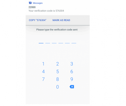 Google has confirmed to released 'copy & paste' feature for One Time Password for validation on Android Messages Google, Android Messages, Copy and paste, One Time Password