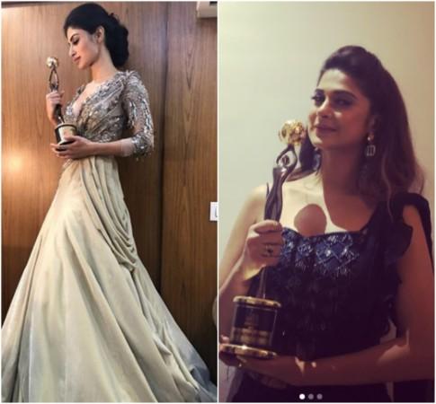 Collage Mouni Roy and Jennifer Winget Mouni Roy and Jennifer Winget