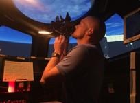 Testing sextants on ISS