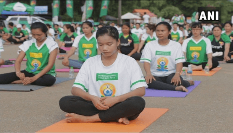 International Yoga Day in Cambodia International Yoga Day