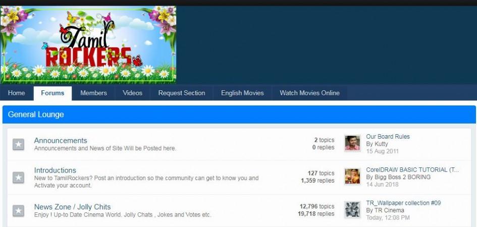 Two domains of Tamil Rockers are blocked. Tamil Rockers