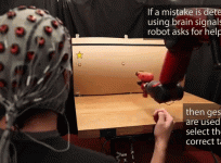 Brian controlled robot