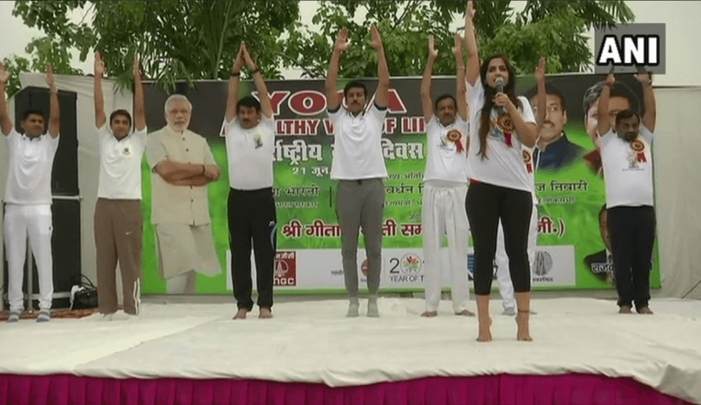 Union Minister Rajyavardhan Singh Rathore International Yoga Day