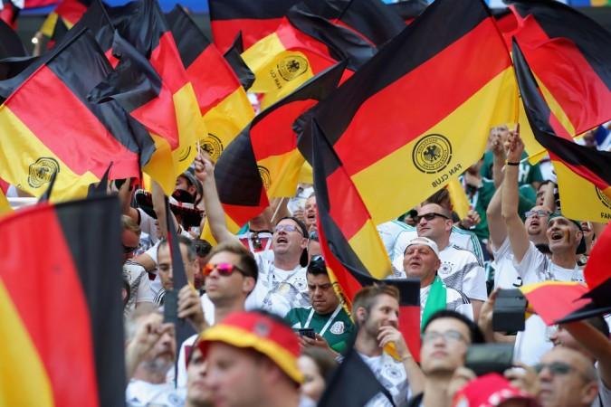 Germany fan designs flag with bras and panties to inspire Joachim