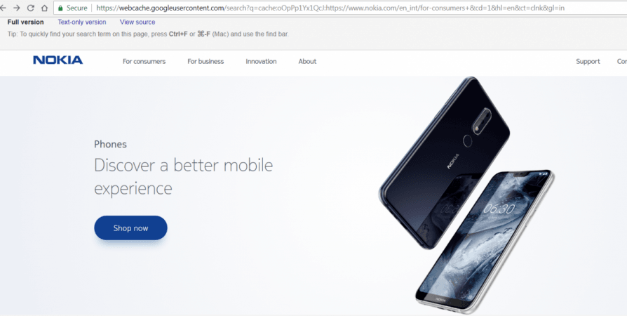 HMD Global Oy's Nokia X6 appears on the company's official international product portfolio website. HMD Global Oy, Nokia X6, global launch
