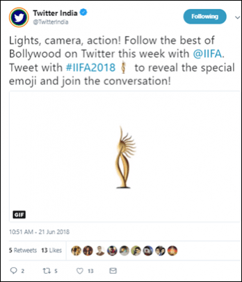Twitter IIFA emoji Twitter IIFA emoji