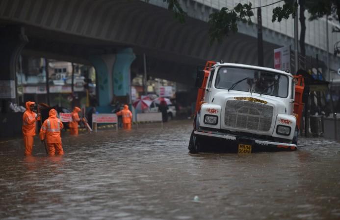 Heavy rains in Mumbai has caused water-logging in several areas of the city . mumbai rains