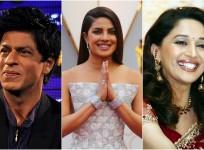 Shah Rukh khan, Priyanka Chopra , Madhuri Dixit collage