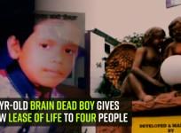 15-yr-old brain dead boy gives new lease of life to four people
