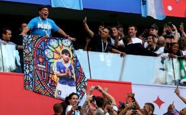Diego Maradona celebration