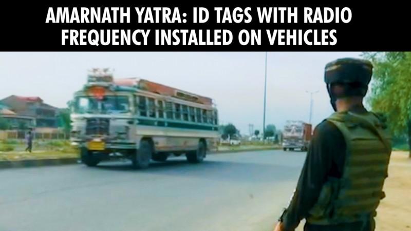 Amarnath Yatra: ID tags with radio frequency installed on all vehicles